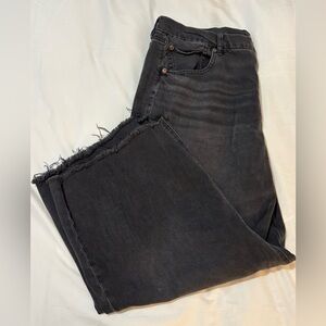 American Eagle curvy super high rise baggy straight Jeans Size 20 Regular